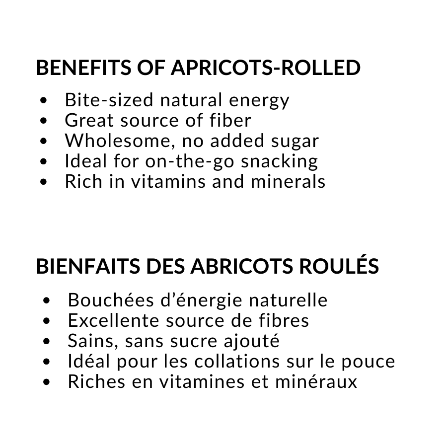 Rolled Apricots