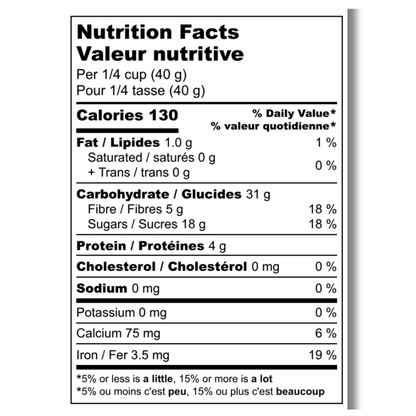 Dried Black Mulberries Nutrition