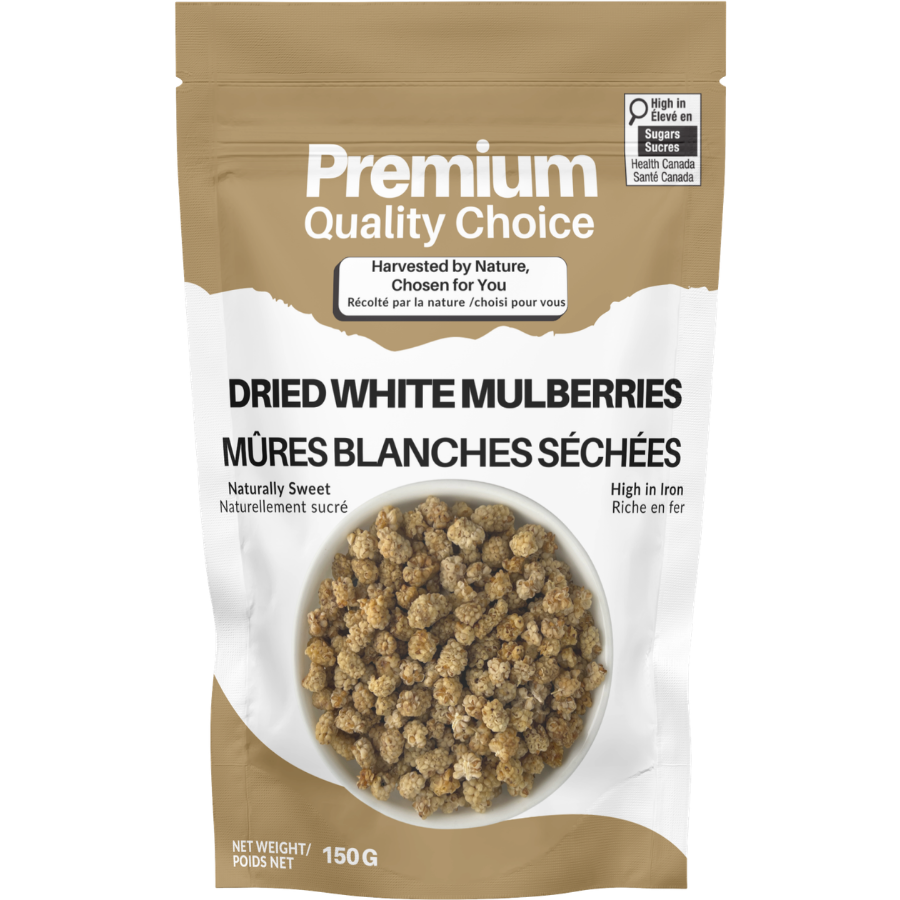 Dried_White_mulberries_Front_Package_150_gram
