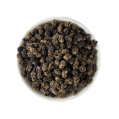 DriedblackMulberriesinabowl